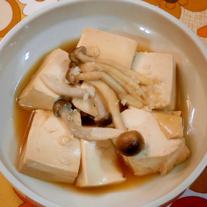 豆腐・しめじの煮もの